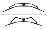 Brat triplu Neomounts DS60-600BL3; pentru display-uri cu diagonale 17