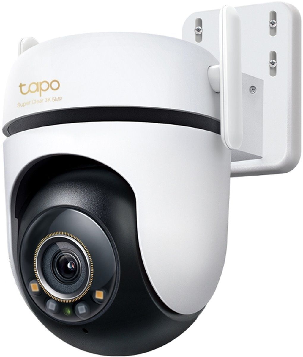 Outdoor Pan/Tilt Security Wi-Fi Camera SPEC: 3K 5MP (2880x1620), 2.4 GHz, 2 × External Antennas, 1 × Ethernet Port, Horizontal 360º FEATURE: Pan/Tilt, Starlight Color Night Vision, Smart AI Detection and Notifications (motion, people, pets, cars), Sound and Light Alarm, Remote Control, Two-Way_2
