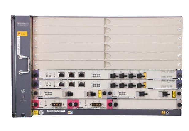 Huawei MA5683T | OLT | 2x X2CS  2x SCUN  2x PRTE  no PON card_1