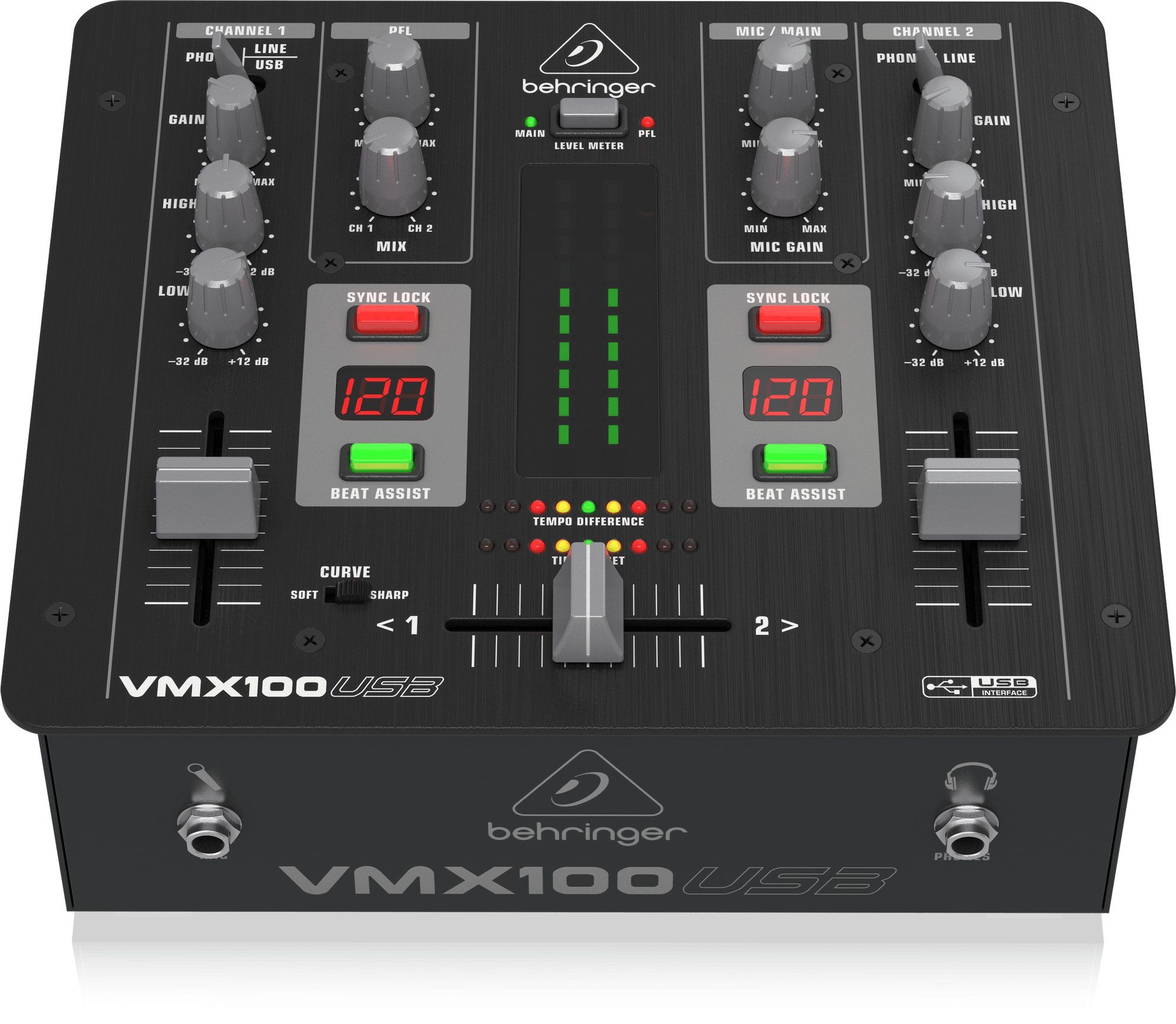 Behringer VMX100USB DJ Mixer_5