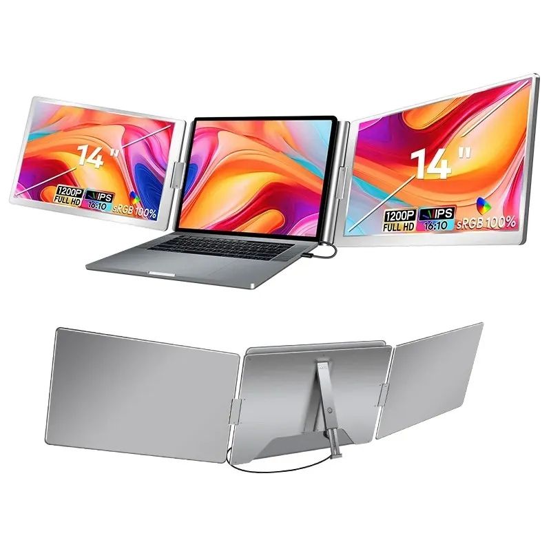 EXTRALINK SMART LIFE 14  2-SCREEN MONITOR FOR LAPTOPS 12  TO 17.3_1
