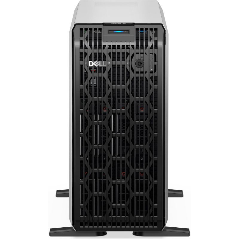 Dell PowerEdge T360 Tower Server,Intel Xeon E-2434 3.4GHz(4C/8T),16GB UDIMM 5600MT/s,480GB SSD SATA RI(8x3.5