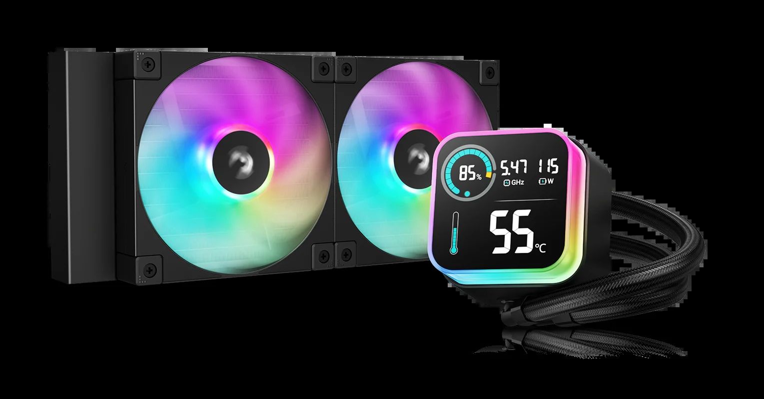 DeepCool LQ240 Processor Liquid cooling kit 12 cm Black 1 pc(s)_1