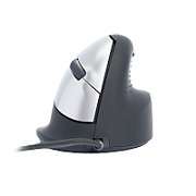 Ergonomic mouse for right-handed users R-Go Pele HE USB large black/silver retail_2