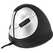 R Go Tools R-Go HE Mouse ergonomic left USB medium black/silver retail_2