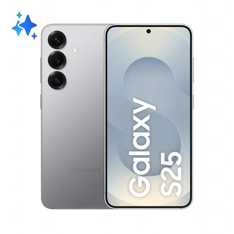 Samsung Galaxy S25 15.8 cm (6.2 ) Dual SIM Android 15 5G USB Type-C 12 GB 128 GB 4000 mAh Silver_1