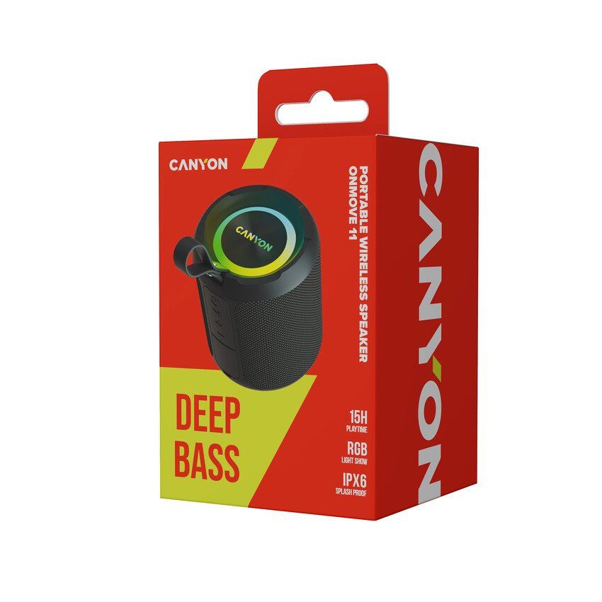 CANYON speaker OnMove 11 IPX6 TWS 20W EQ RGB Black_2