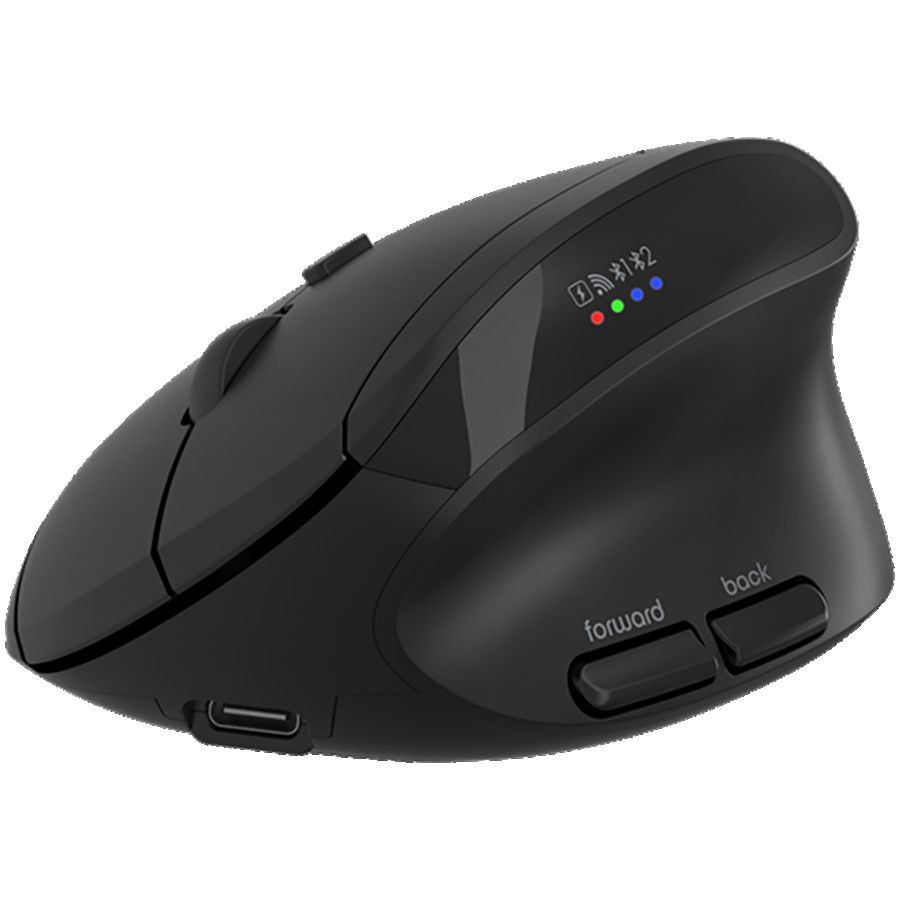 CANYON mouse MW-25 Ergonomic LED AA Dual mode Wireless Black_2