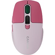 CANYON mouse MW-26 LCD Silent Dual Mode Wireless Pink_1