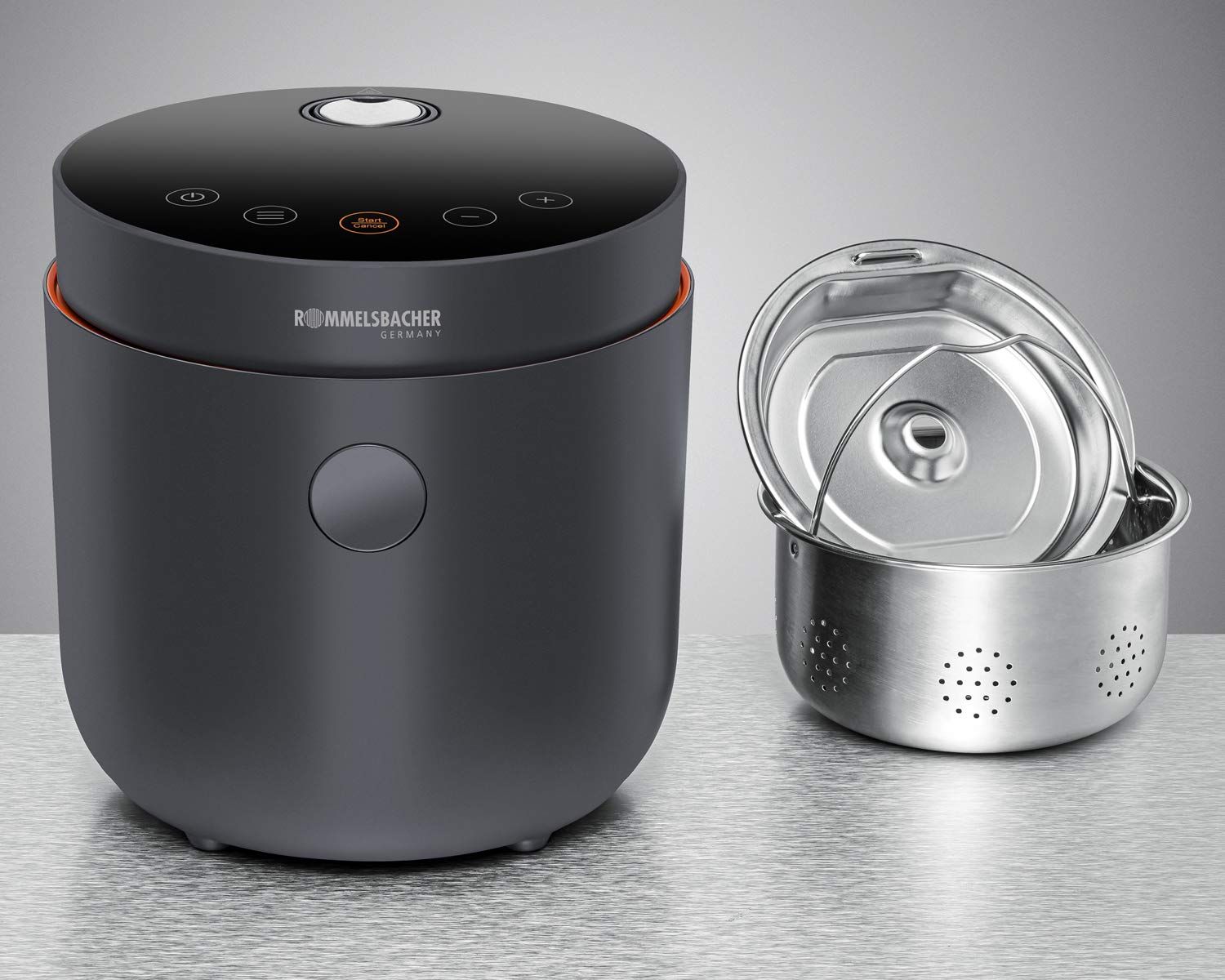 Rommelsbacher rice stove black Schwarz MRK 500 (MRK 500)_2