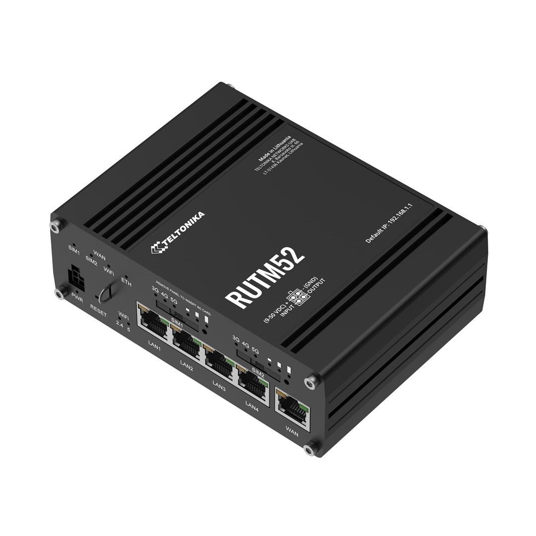 5G LTE Dual Modem Teltonika Networks RUTM52 (EU)_1