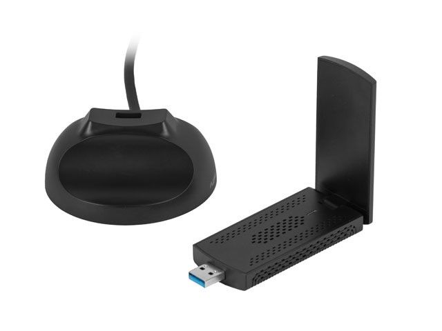 LANBERG WIRELESS WIFI NETWORK CARD NC-3000-WI USB 3.0 AX3000 TRI-BAND 2 INTERNAL ANTENNAS_2