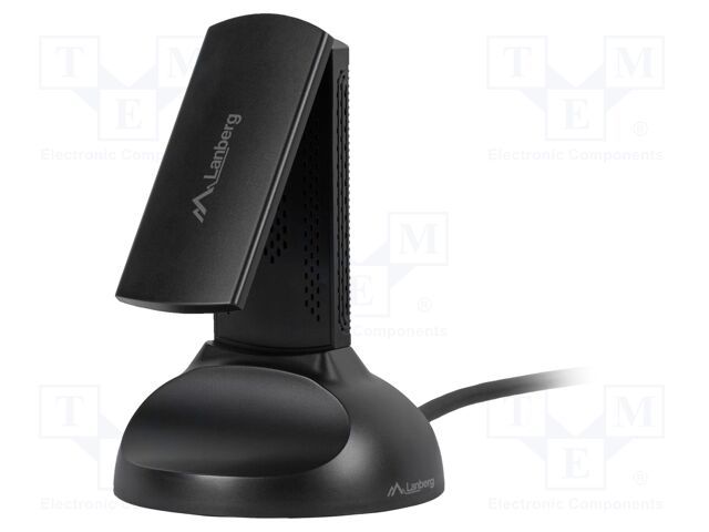LANBERG WIRELESS WIFI NETWORK CARD NC-3000-WI USB 3.0 AX3000 TRI-BAND 2 INTERNAL ANTENNAS_3