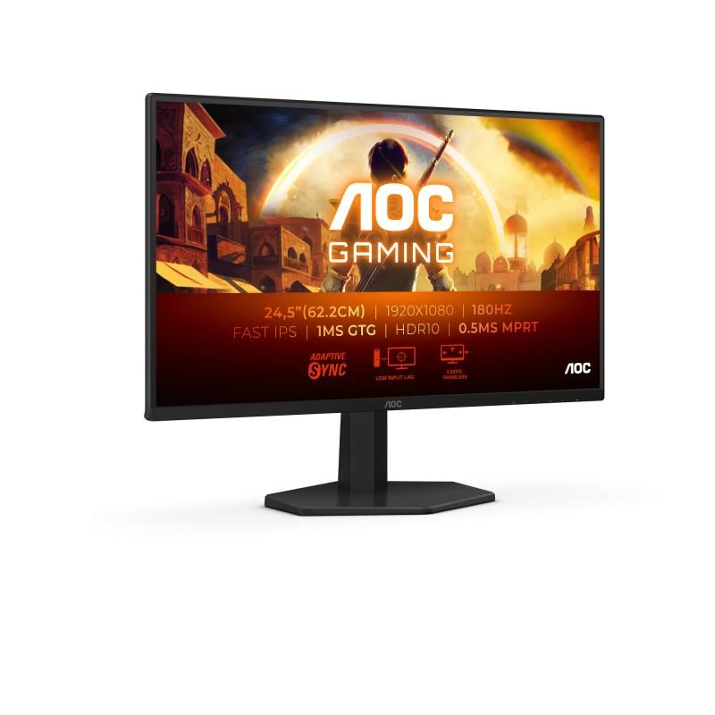 AOC G4 25G42E computer monitor 62.2 cm (24.5 ) 1920 x 1080 pixels Full HD LED Black  Red_3