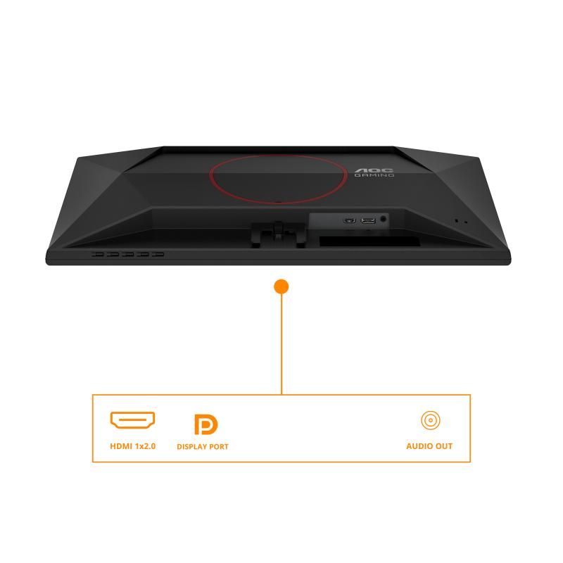 AOC G4 25G42E computer monitor 62.2 cm (24.5 ) 1920 x 1080 pixels Full HD LED Black  Red_4