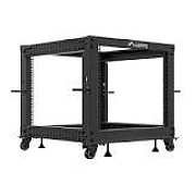 OPEN RACK 19  9U 600X600-1100 ADJUSTABLE BLACK LANBERG_1