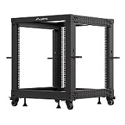 OPEN RACK 19  12U 600X600-1100 ADJUSTABLE BLACK LANBERG_2