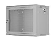 19  9U 600X450 grey wall mount rack cabinet perforated doors Lanberg (flat pack)_1