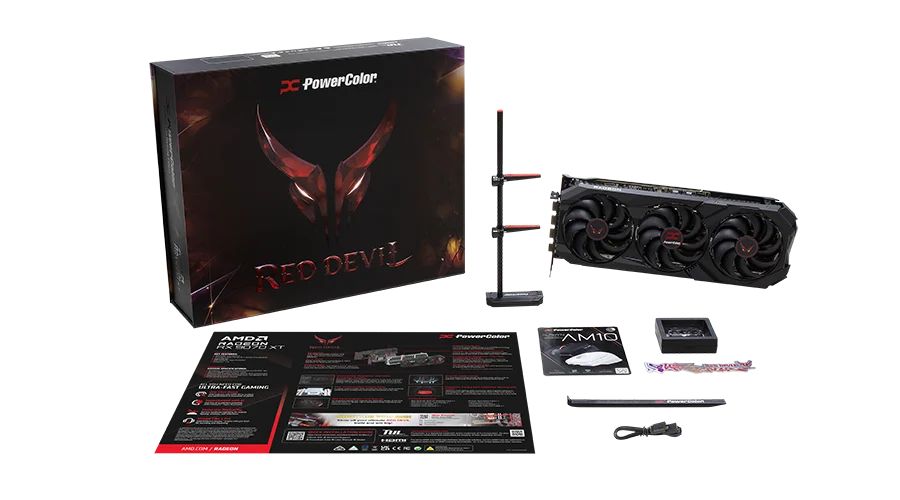 Graphics card. PowerColor Red Devil RX9070XT 16G-E/OC_7
