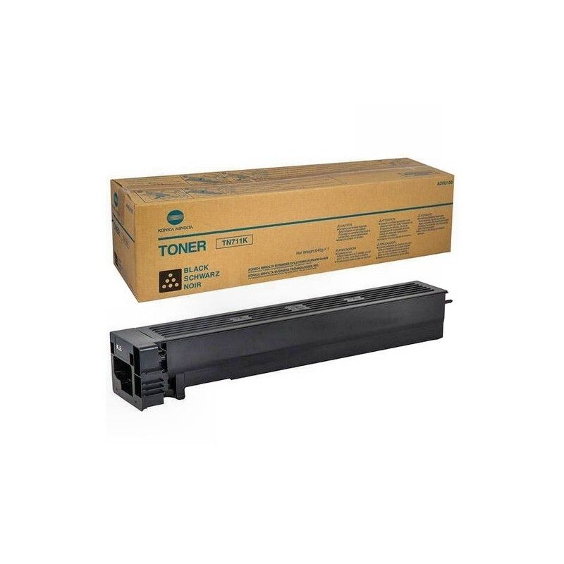 Konica-Minolta KonicaMinolta Toner TN-711 TN711 Black Schwarz (A3VU150)_1