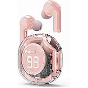 GEMBIRD Transparent TWS in-ears pink_1