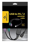 GEMBIRD UAPS12-BK USB to 2 ports PS/2 converter USB A plug/2 x MDIN 6F 30cm cable black_2