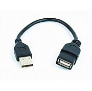 GEMBIRD CCP-USB2-AMAF-0.15M USB 2.0 A- A-socket 0.15M cable black_1