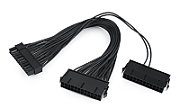 GEMBIRD CC-PSU24-01 dual 24-pin internal PC power extension cable 0.3m_2