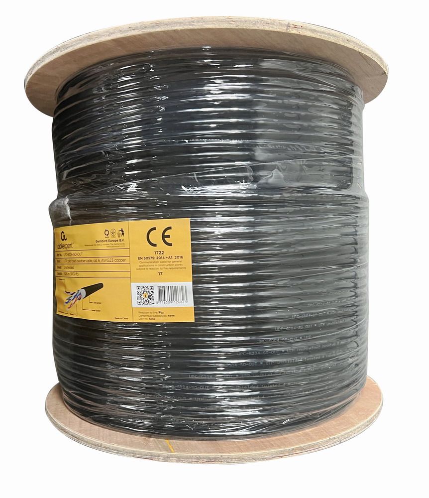 GEMBIRD CAT6 UTP LAN outdoor cable solid 305m black_2