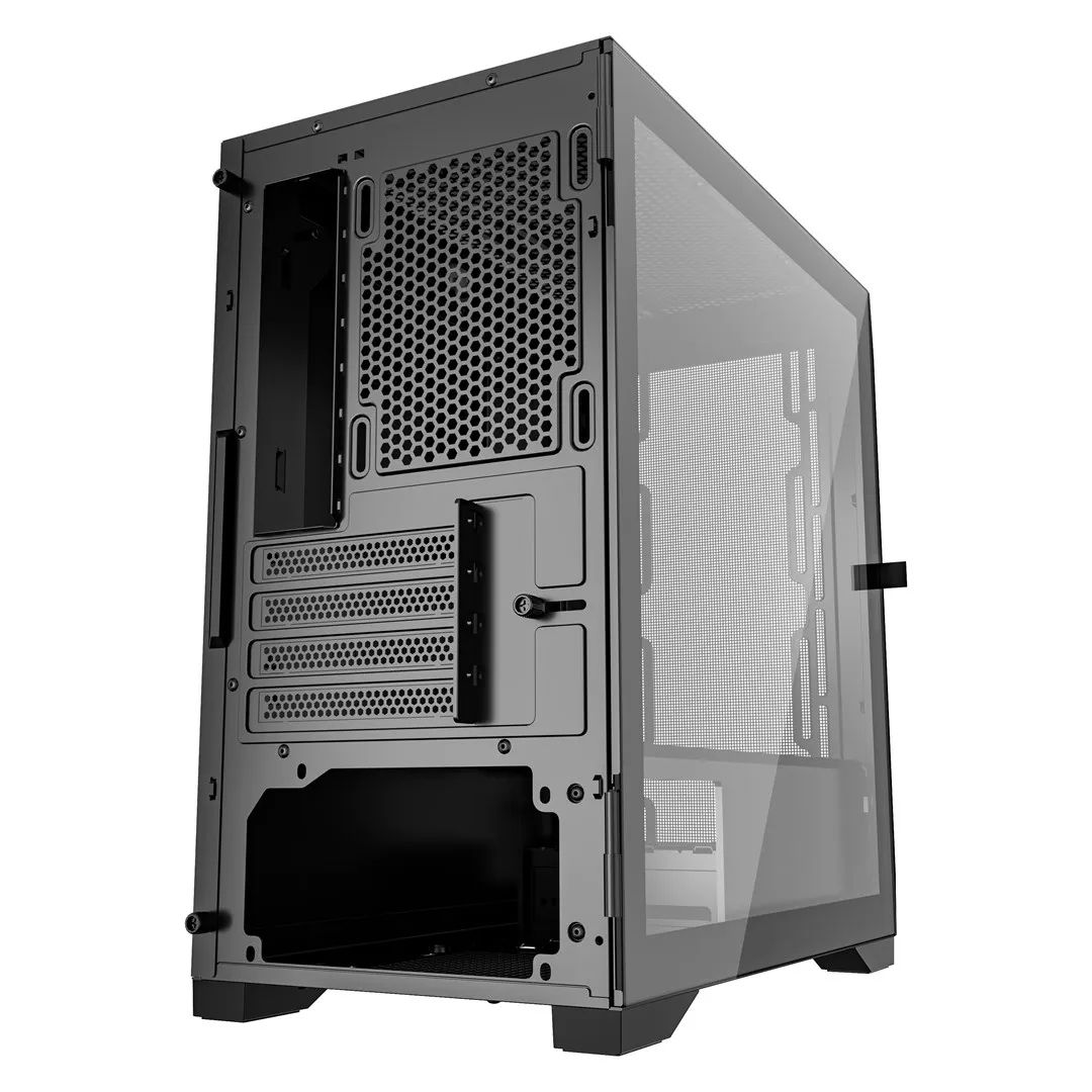 GEMBIRD gaming mATX case Fornax MK200 2x USB 2.0 + 1x USB 3.0 + 1x USB type-C black_3
