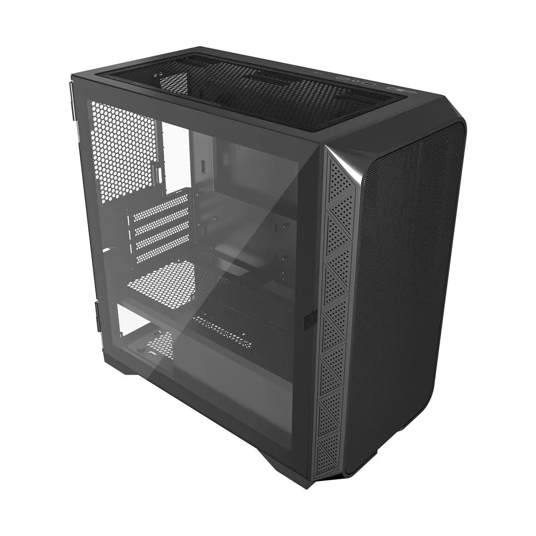 GEMBIRD gaming mATX case Fornax MK200 2x USB 2.0 + 1x USB 3.0 + 1x USB type-C black_4