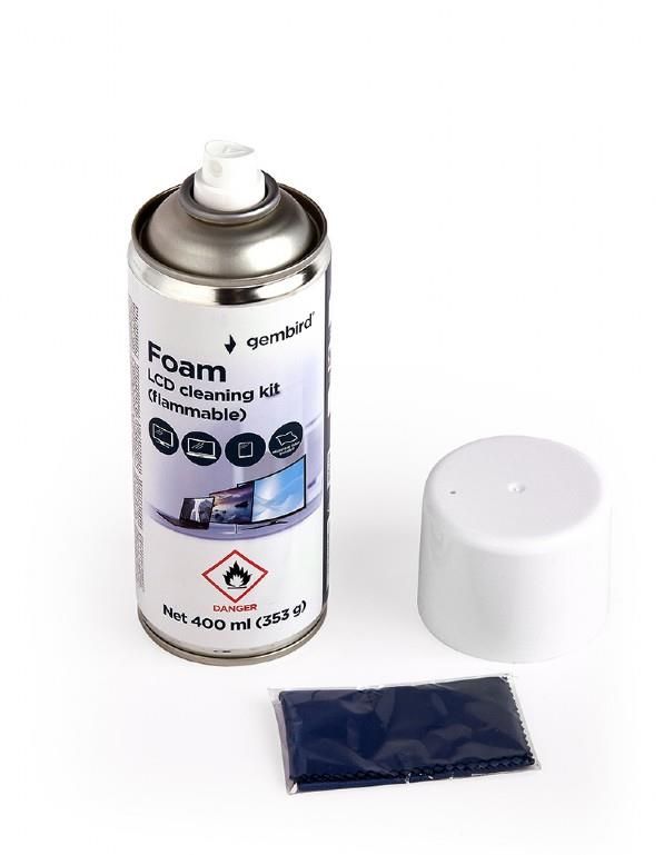 GEMBIRD Foam LCD cleaning kit flammable 400 ml_1