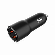 GEMBIRD 2-port USB car fast charger QC3.0 36W black_2