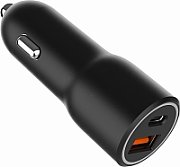 GEMBIRD 2-port USB car fast charger Type-C PD 38W black_1