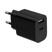 GEMBIRD 2-port universal USB charger A+C 2.4 A black_1