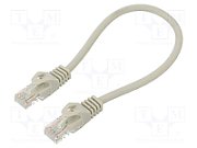 GEMBIRD UTP Cat6 Patch cord 0.25 m copper grey_1