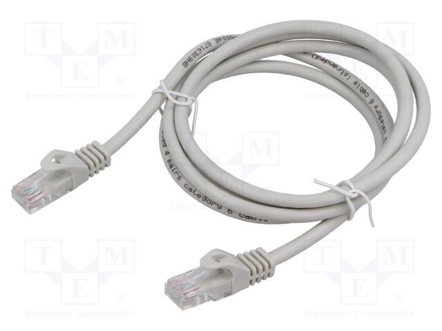 GEMBIRD UTP Cat6 Patch cord 1m pure copper grey_1