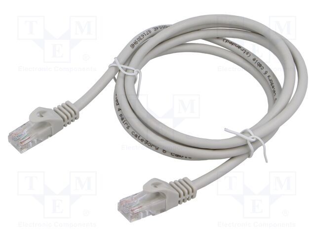 GEMBIRD UTP Cat6 Patch cord 1.5m pure copper grey_1