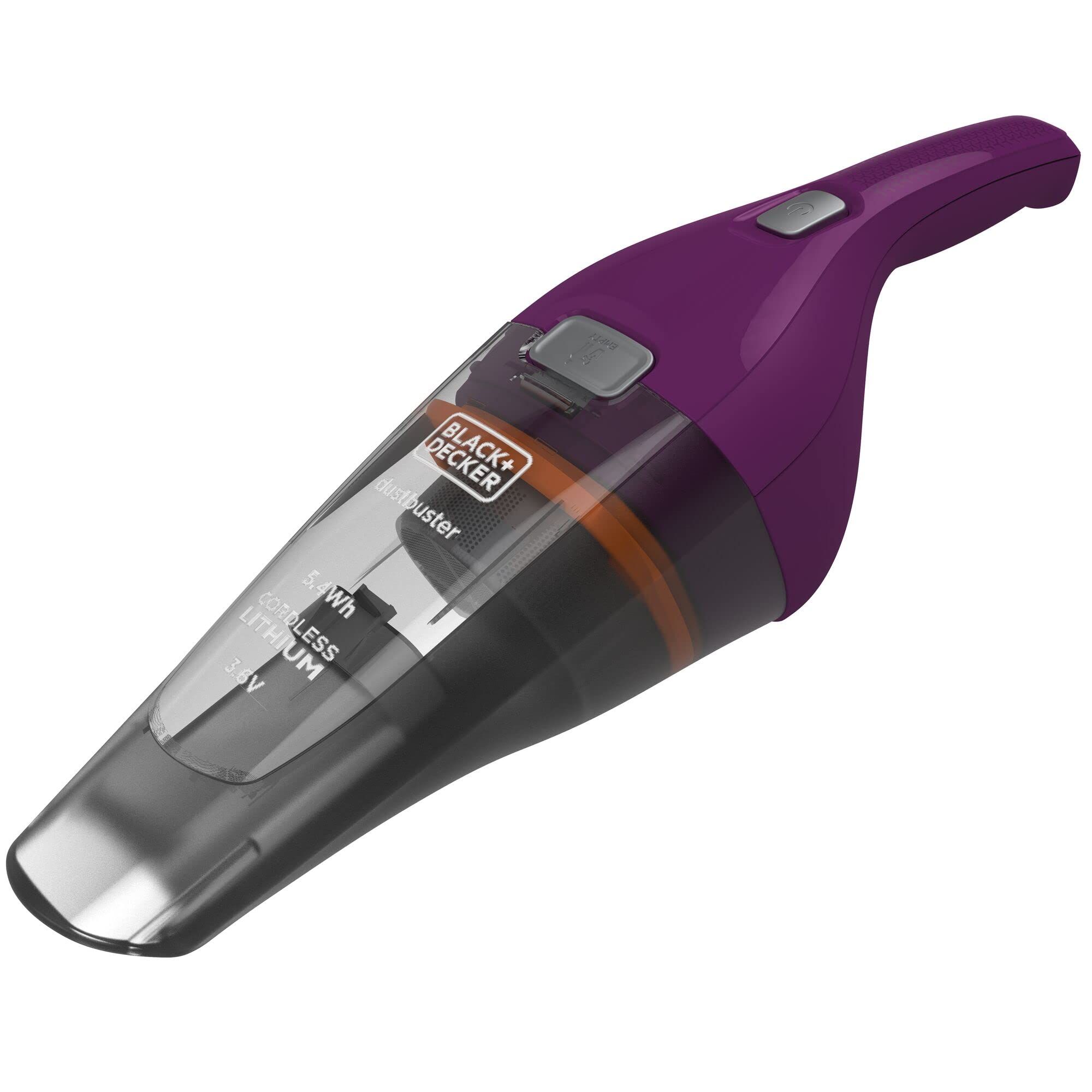 Black & Decker NVC115W handheld vacuum Grey  Purple Bagless_1