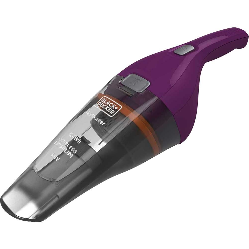 Black & Decker NVC115W handheld vacuum Grey  Purple Bagless_3