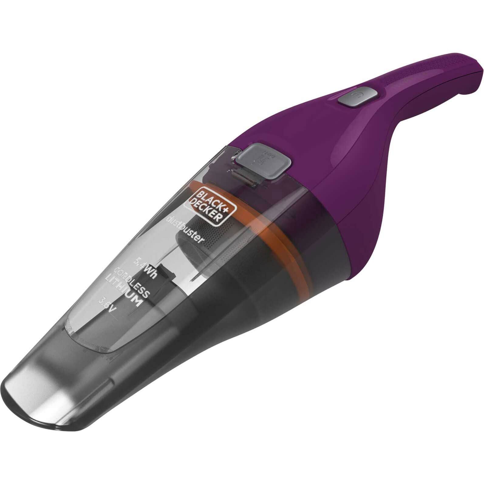 Black & Decker NVC115W handheld vacuum Grey  Purple Bagless_5
