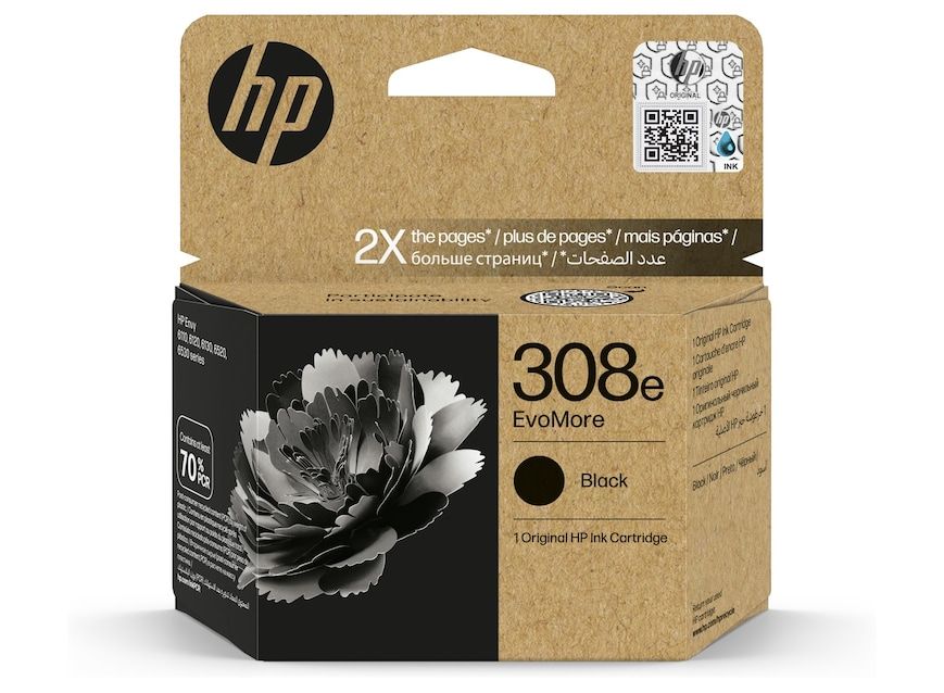 HP 308E EVOMORE BLACK ORIGINAL/EN/DE/PL/CZ/NL INK CARTRIDGE_1