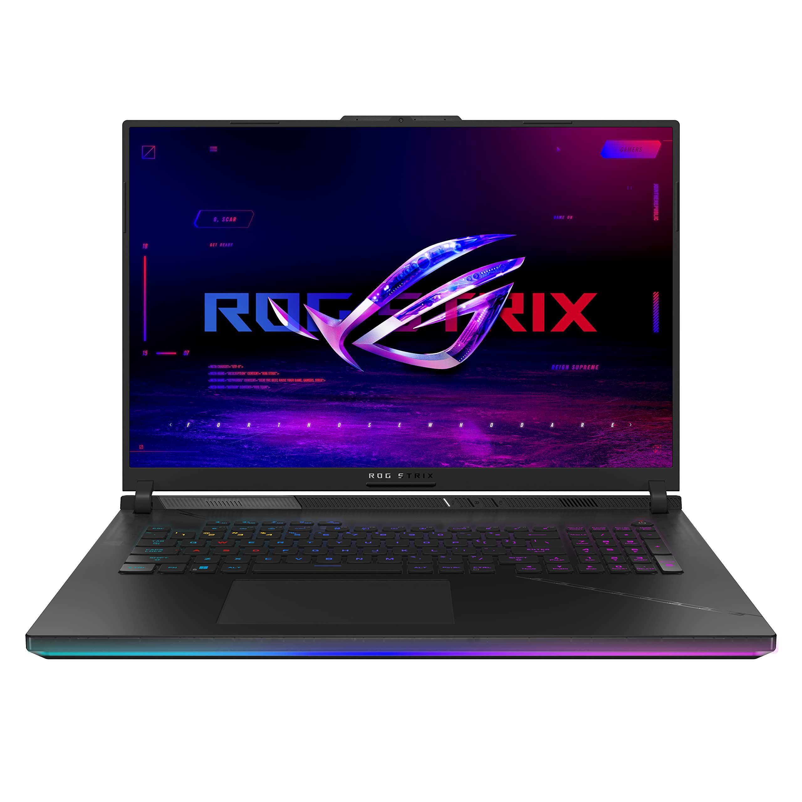 Laptop Asus ROG Strix SCAR 18 G834JZR-N6042, 18 inch 2560 x 1600, Intel®️ Core™️ Ultra 9 Processor 275HX 2.7 GHz (36MB Cache, up to 5.4 GHz, 24 cores, 24 Threads); Intel®️ AI Boost NPU up to 13TOPS , 64 GB RAM, 1 TB SSD, Nvidia GeForce RTX 5080, Free DOS_5