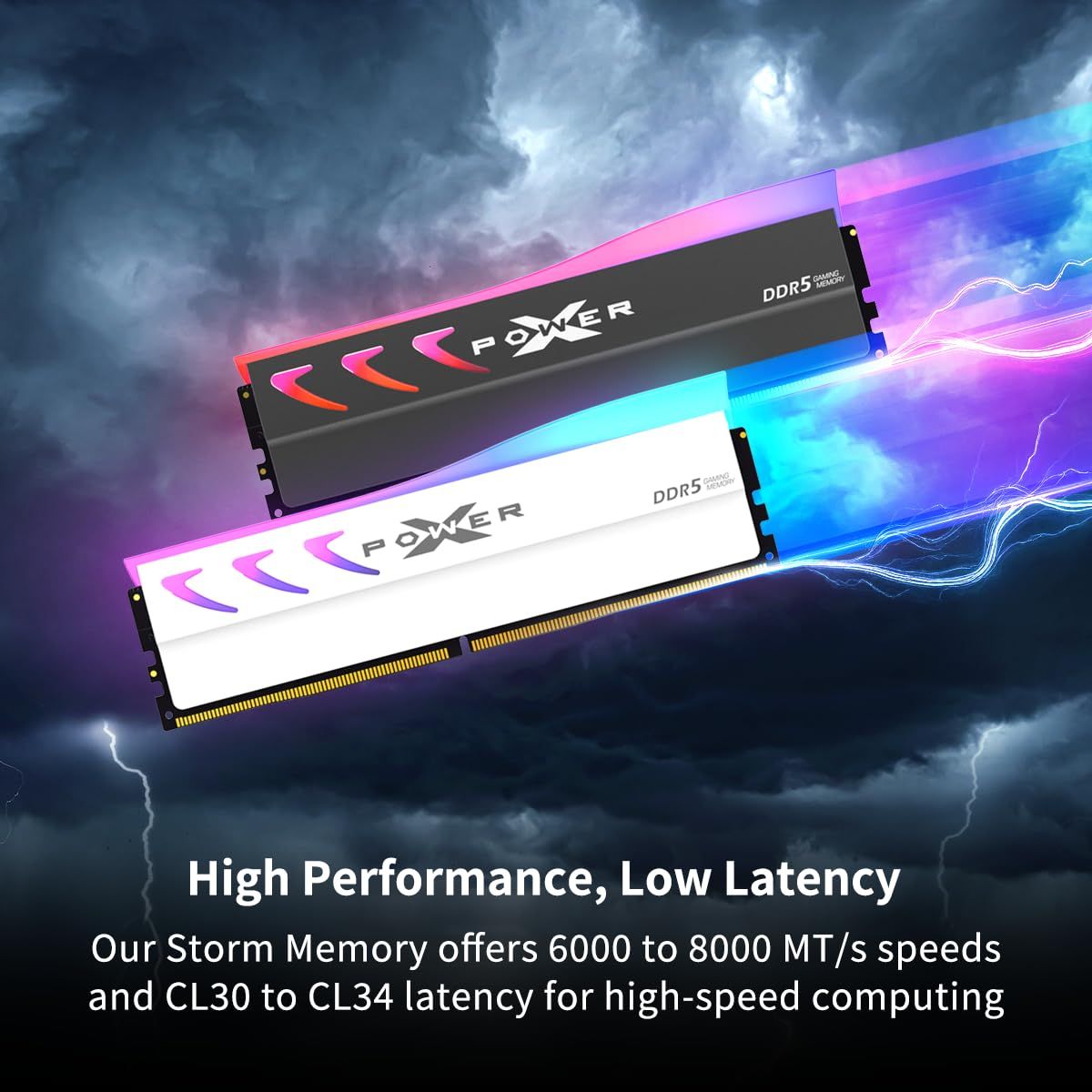 Silicon Power XPOWER Storm RGB memory module 32 GB 1 x 32 GB DDR5 ECC (SP032GXLWU60BFSK)_2