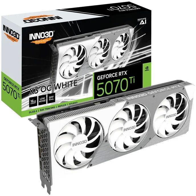 Inno3D GeForce RTX 5070 Ti X3 OC WHITE NVIDIA 16 GB GDDR7_1