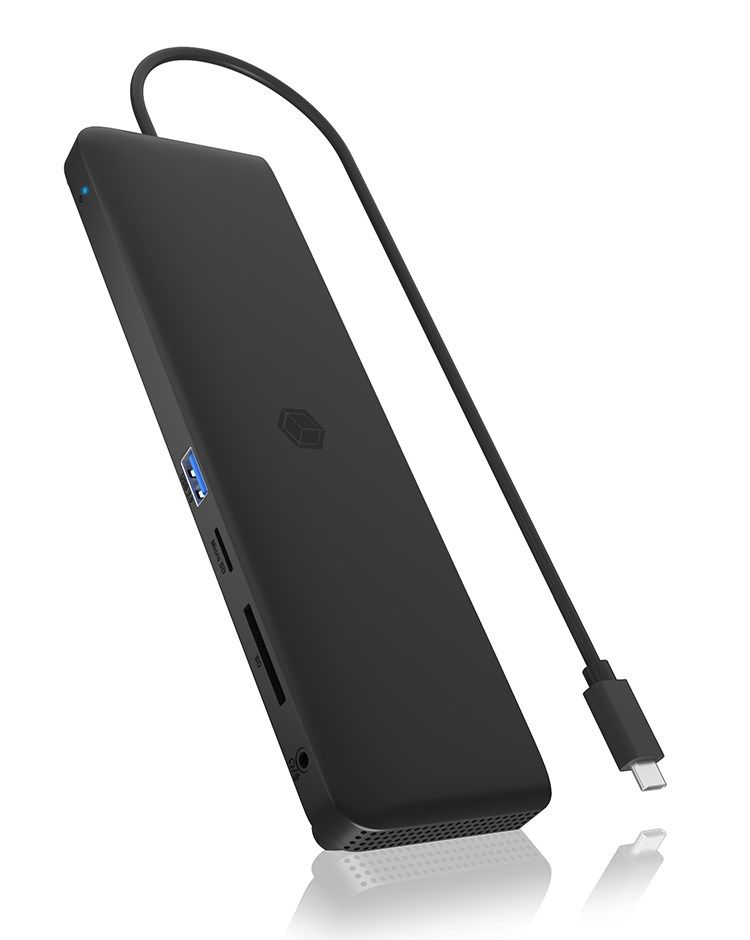 Docking station IcyBox USB Type-C with triple video output retail_1