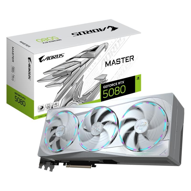 Gigabyte GeForce RTX 5080 AORUS MASTER ICE 16GB (GV-N5080AORUSM ICE-16GD)_2