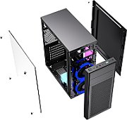 GEMBIRD Gaming Computer Case Fornax M100B Blue Fans_2