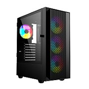 GEMBIRD computer case Fornax 4000 ATX - ARGB backlight black_1