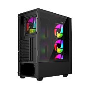 GEMBIRD computer case Fornax 4000 ATX - ARGB backlight black_2